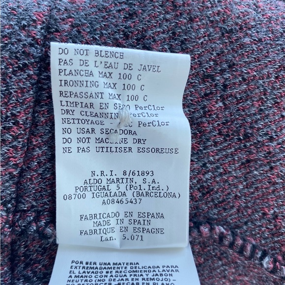 Aldomartins Anthropologie Sweater Jacket US Size 10 - Picture 4 of 7